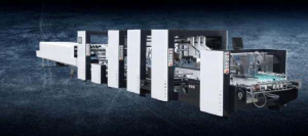 Automatic high speed folder gluer with crashlock